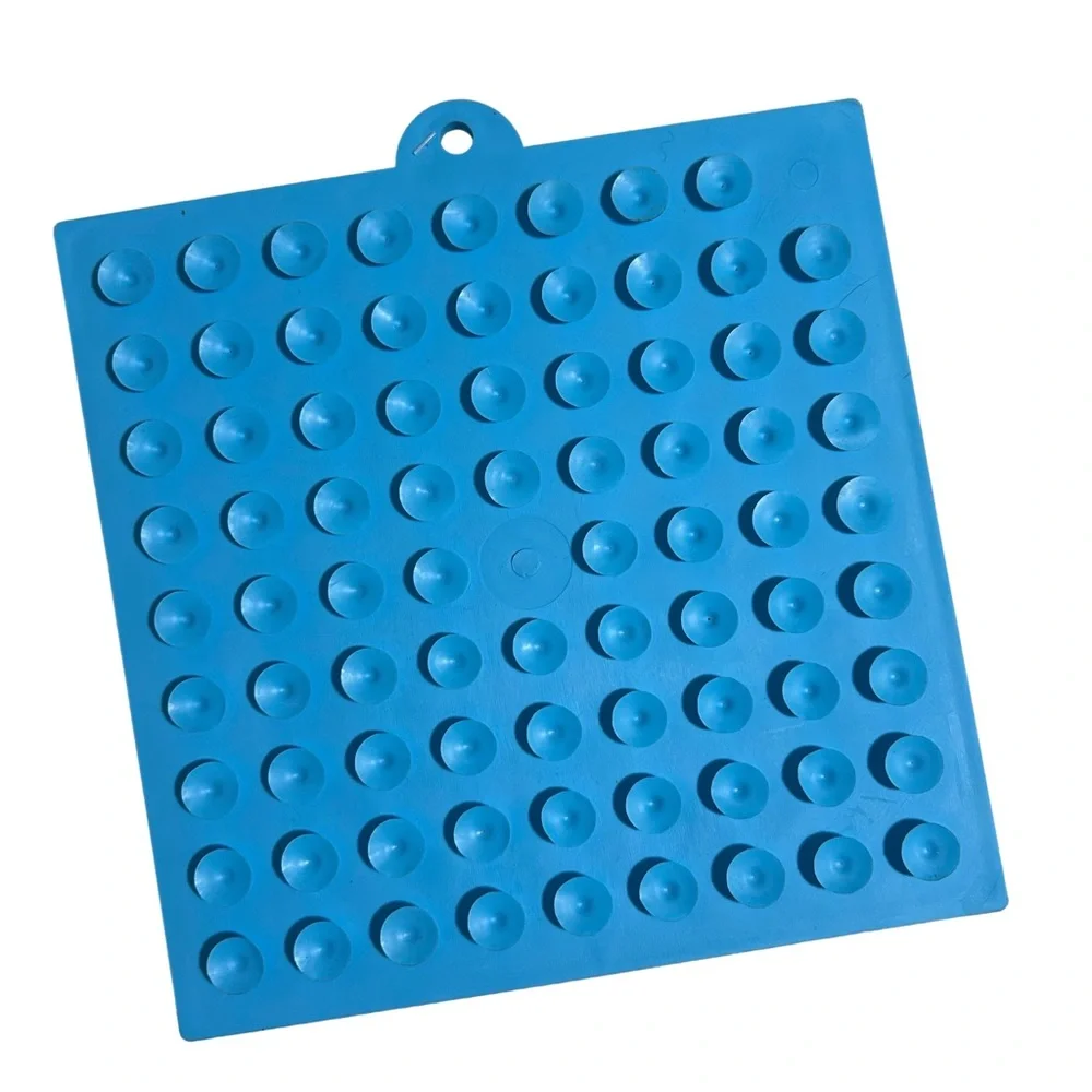 SodaPup Hold’em Suction Cup Holder Blue Non-Slip Base for Lick Mats Slow Feeders